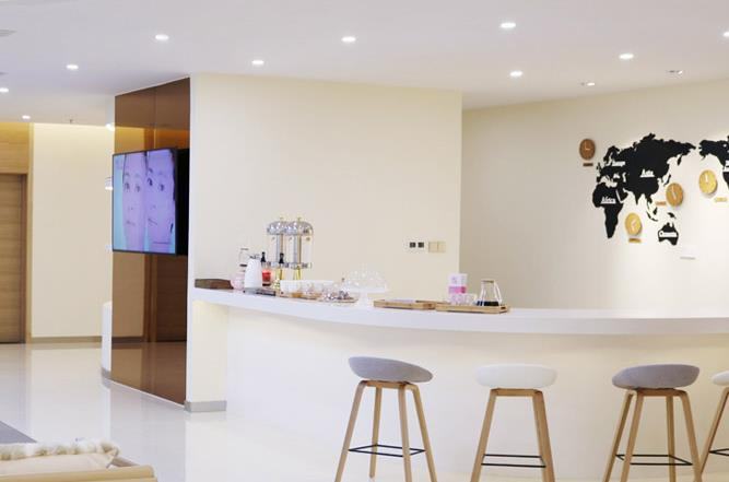 鹽城美得麗德整形美容門(mén)診部_醫(yī)院一角